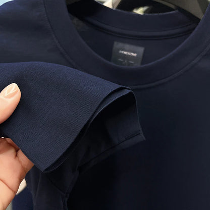 Silky Cotton T-Shirt - Breathable Men's Tee | Quick Dry Round Neck Shirt - ZOOMNSTORE