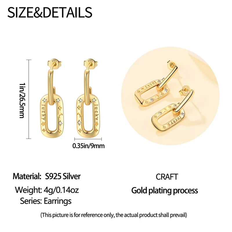 Silver Gold Pearl Earrings - 925 Sterling Silver Bee Star Moon Design Studs - ZOOMNSTORE