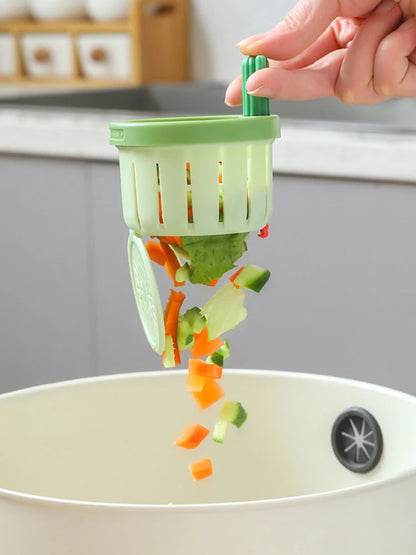 Sink Drain Strainer - Cactus Design Kitchen Filter with Automatic Dumping Basket - ZOOMNSTORE