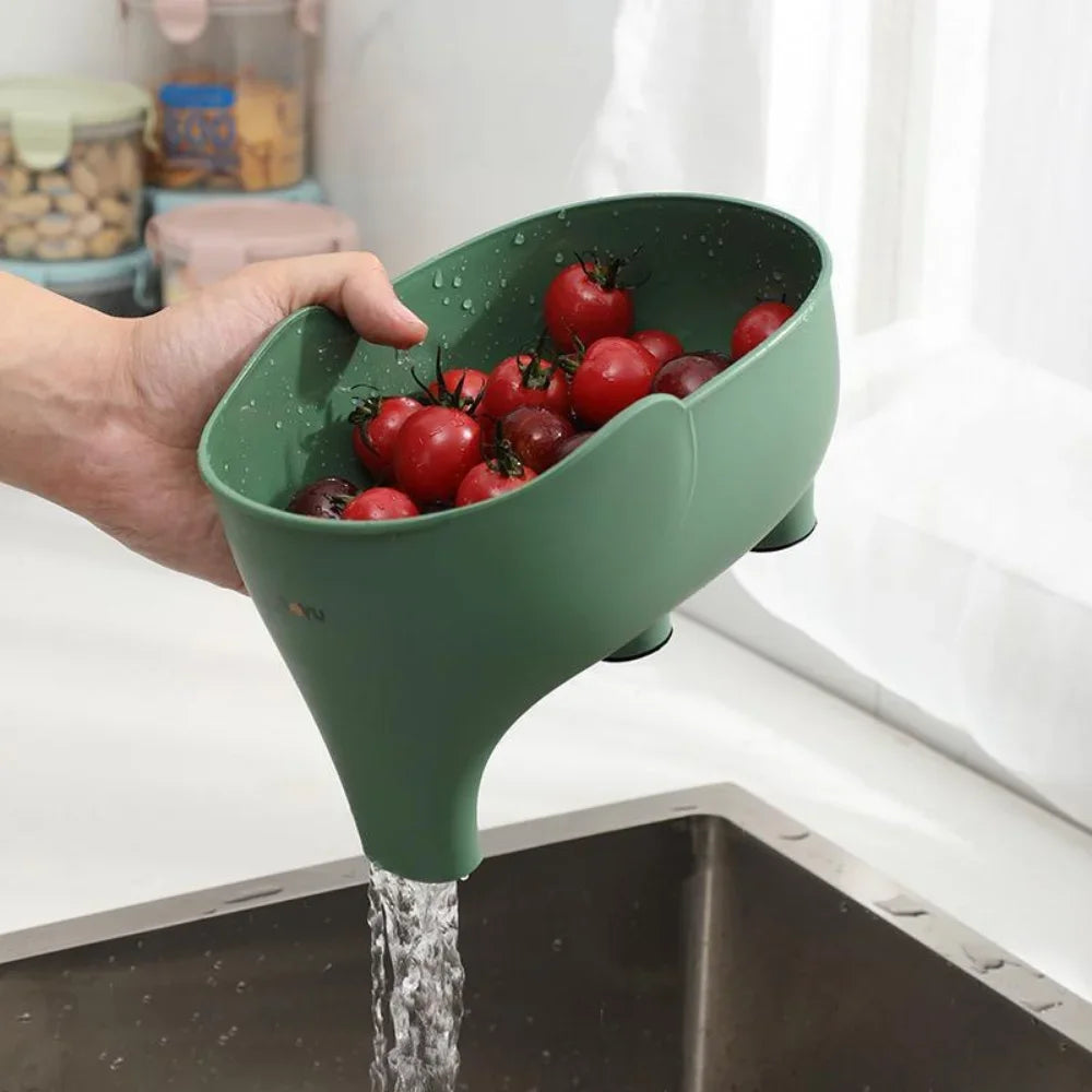 Elephant Sink Strainer - Hanging Drainer Basket for Fruits and Vegetables - ZOOMNSTORE