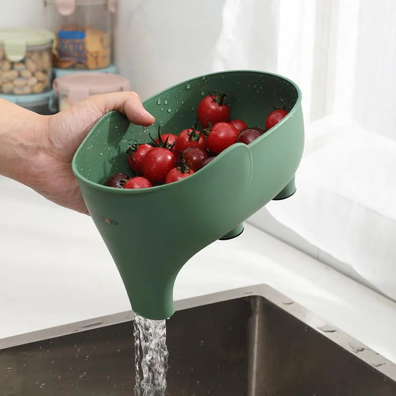 Elephant Sink Strainer - Hanging Drainer Basket for Fruits and Vegetables - ZOOMNSTORE