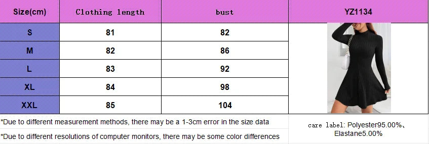 Slim Fit A-Line Dress – Women's Office Waist Cinched Mini Skirt Dress, Autumn Winter - ZOOMNSTORE