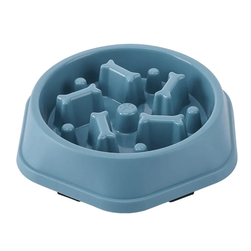 Slow Feeder Dog Bowl - Anti-Choking Non-Slip Puzzle Dish for Small to Medium Dogs - ZOOMNSTORE
