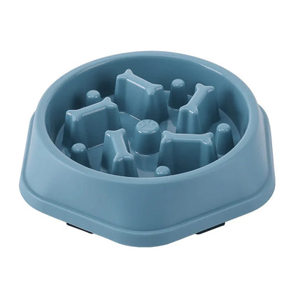 Slow Feeder Dog Bowl - Anti-Choking Non-Slip Puzzle Dish for Small to Medium Dogs - ZOOMNSTORE