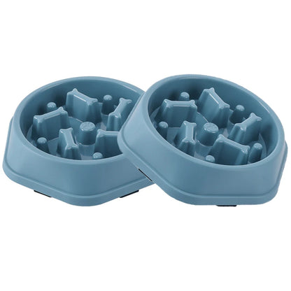 Slow Feeder Dog Bowl - Anti-Choking Non-Slip Puzzle Dish for Small to Medium Dogs - ZOOMNSTORE