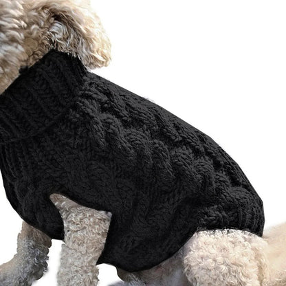 Small Dog Sweater - Knitted Dog Jumper Warm Autumn Winter Pet Clothes - ZOOMNSTORE