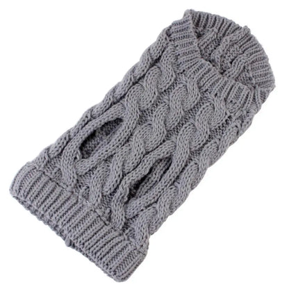 Small Dog Sweater - Knitted Dog Jumper Warm Autumn Winter Pet Clothes - ZOOMNSTORE