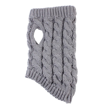 Small Dog Sweater - Knitted Dog Jumper Warm Autumn Winter Pet Clothes - ZOOMNSTORE