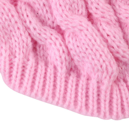 Small Dog Sweater - Warm Knitted Autumn Winter Clothing - ZOOMNSTORE