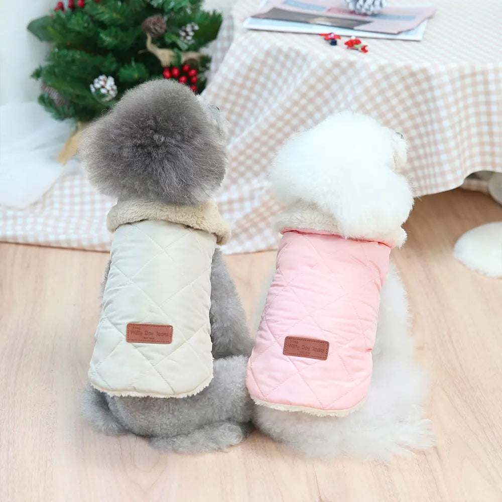 Small Dog Winter Coat – Warm Puppy Coat Thick Cotton Pet Jacket for Chihuahua - ZOOMNSTORE