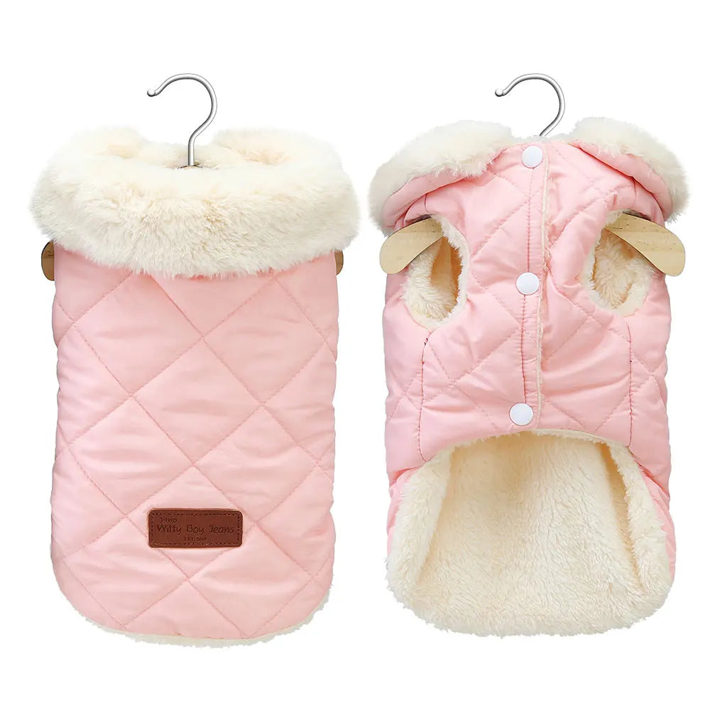 Small Dog Winter Coat – Warm Puppy Coat Thick Cotton Pet Jacket for Chihuahua - ZOOMNSTORE