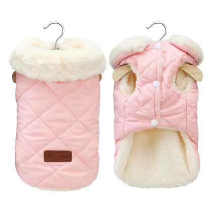 Small Dog Winter Coat – Warm Puppy Coat Thick Cotton Pet Jacket for Chihuahua - ZOOMNSTORE
