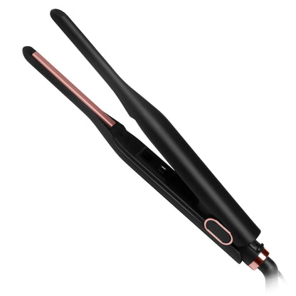 Small Flat Iron – Temperature Adjustable Tourmaline Ceramic Plates, Fast Heat Up - ZOOMNSTORE