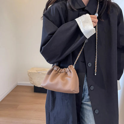 Small PU Leather Crossbody Bag for Women - Y2K Fashion Handbag 2025 - ZOOMNSTORE