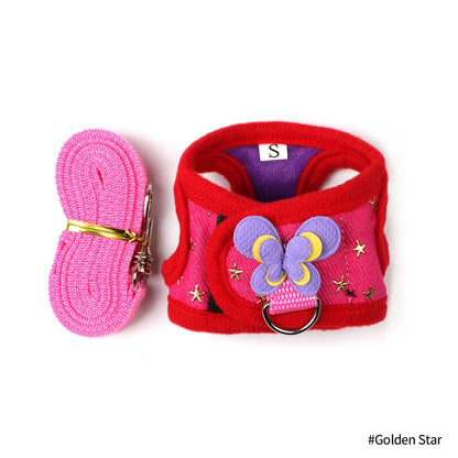 Small Pet Chest Strap Leash - Denim Corset for Chinchillas  Guinea Pigs - ZOOMNSTORE