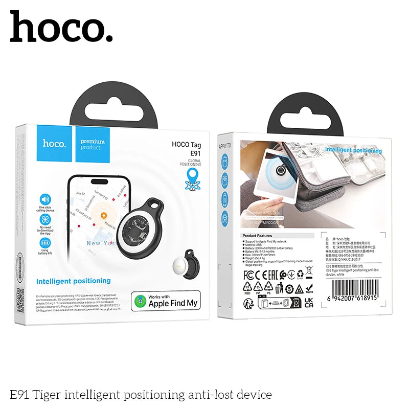 HOCO E91 GPS Pet Tracker - Anti-Lost Device with Case for iPhone - ZOOMNSTORE