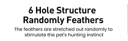 Smart Cat Toy - 2 in 1 Automatic Feather Fun Ball Set | Interactive Pet Accessories - ZOOMNSTORE