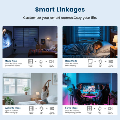 Smart Curtain Motor - WiFi Motorized Roller Shade with Alexa  Google Home Support - ZOOMNSTORE