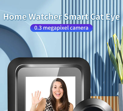 Smart Digital Door Viewer - 2.4 Inch HD Visual Doorbell With 120° Camera - ZOOMNSTORE