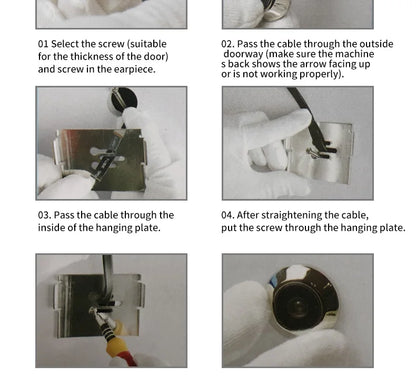 Smart Digital Door Viewer - 2.4 Inch HD Visual Doorbell With 120° Camera - ZOOMNSTORE