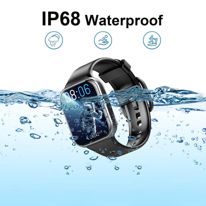 Smart Fitness Watch - Nerunsa 1.69 Inch Square Touch Screen With 25 Sports Modes - ZOOMNSTORE