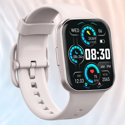 Smart Fitness Watch - Nerunsa 1.69 Inch Square Touch Screen With 25 Sports Modes - ZOOMNSTORE