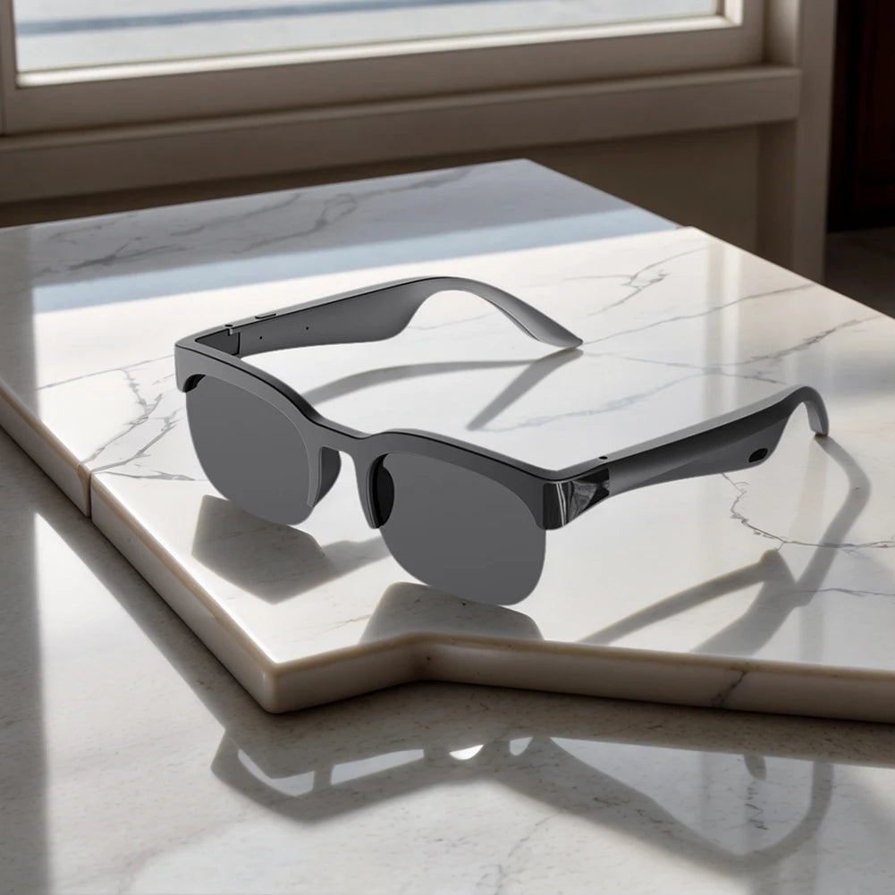 Smart Glasses AI Translator - Bluetooth Sunglasses with Hands-Free Music & UV Protection - ZOOMNSTORE