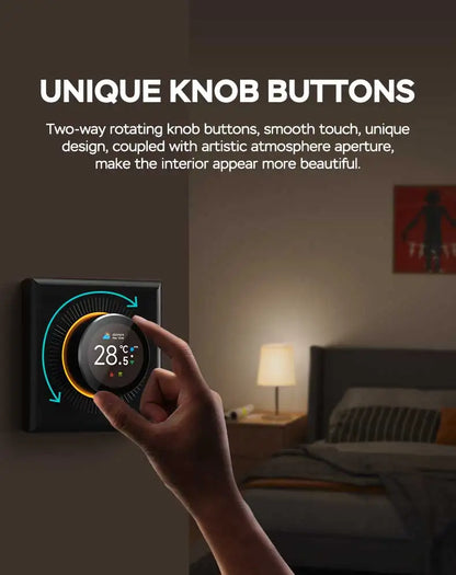 Smart Knob Thermostat - WiFi Controller for Floor Heating & Gas Boiler | Alexa Compatible - ZOOMNSTORE