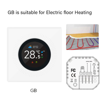 Smart Knob Thermostat - WiFi Controller for Floor Heating & Gas Boiler | Alexa Compatible - ZOOMNSTORE