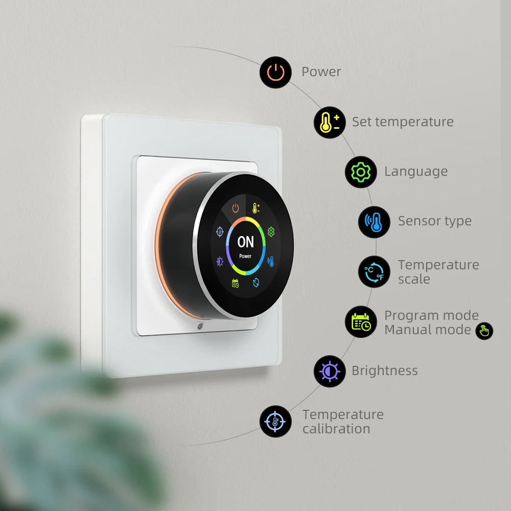 Smart Knob Thermostat – WiFi Temperature Controller for Water Heater & Gas Boiler - ZOOMNSTORE