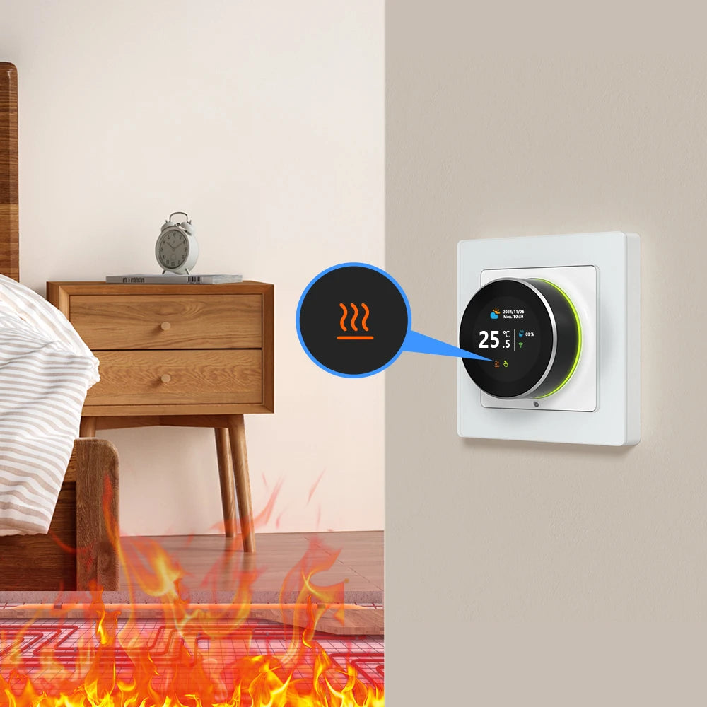 Smart Knob Thermostat – WiFi Temperature Controller for Water Heater & Gas Boiler - ZOOMNSTORE