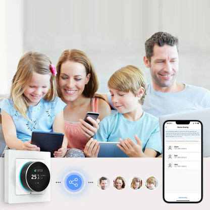 Smart Knob Thermostat – WiFi Temperature Controller for Water Heater & Gas Boiler - ZOOMNSTORE