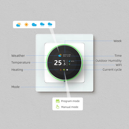 Smart Knob Thermostat – WiFi Temperature Controller for Water Heater & Gas Boiler - ZOOMNSTORE