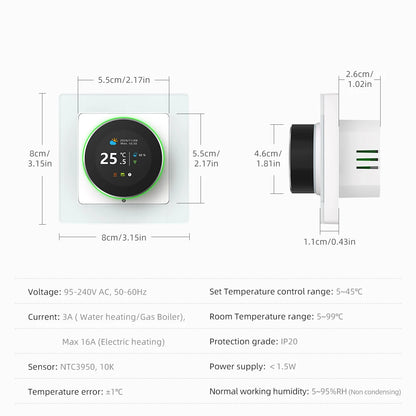 Smart Knob Thermostat – WiFi Temperature Controller for Water Heater & Gas Boiler - ZOOMNSTORE