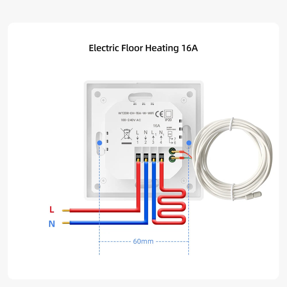 Smart Knob Thermostat – WiFi Temperature Controller for Water Heater & Gas Boiler - ZOOMNSTORE