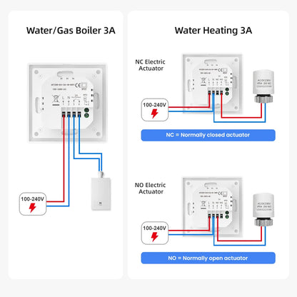 Smart Knob Thermostat – WiFi Temperature Controller for Water Heater & Gas Boiler - ZOOMNSTORE