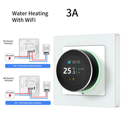 Smart Knob Thermostat – WiFi Temperature Controller for Water Heater & Gas Boiler - ZOOMNSTORE