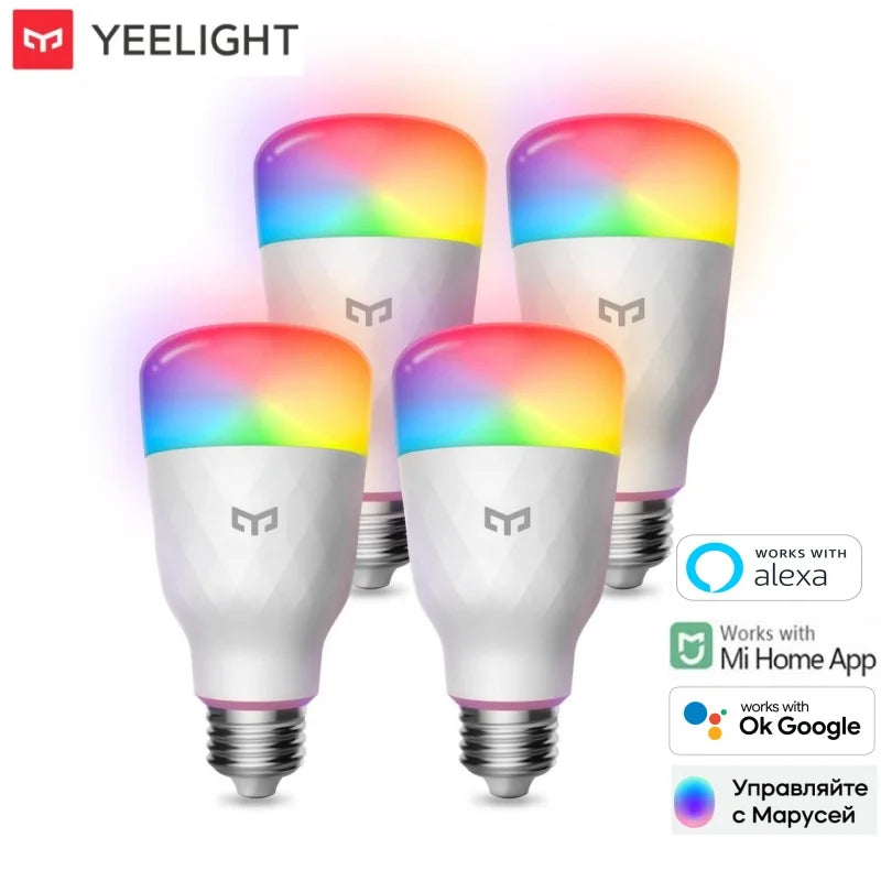 Smart Led Bulb - WiFi Voice Control Dimmable E26/E27 Multicolor Light - ZOOMNSTORE