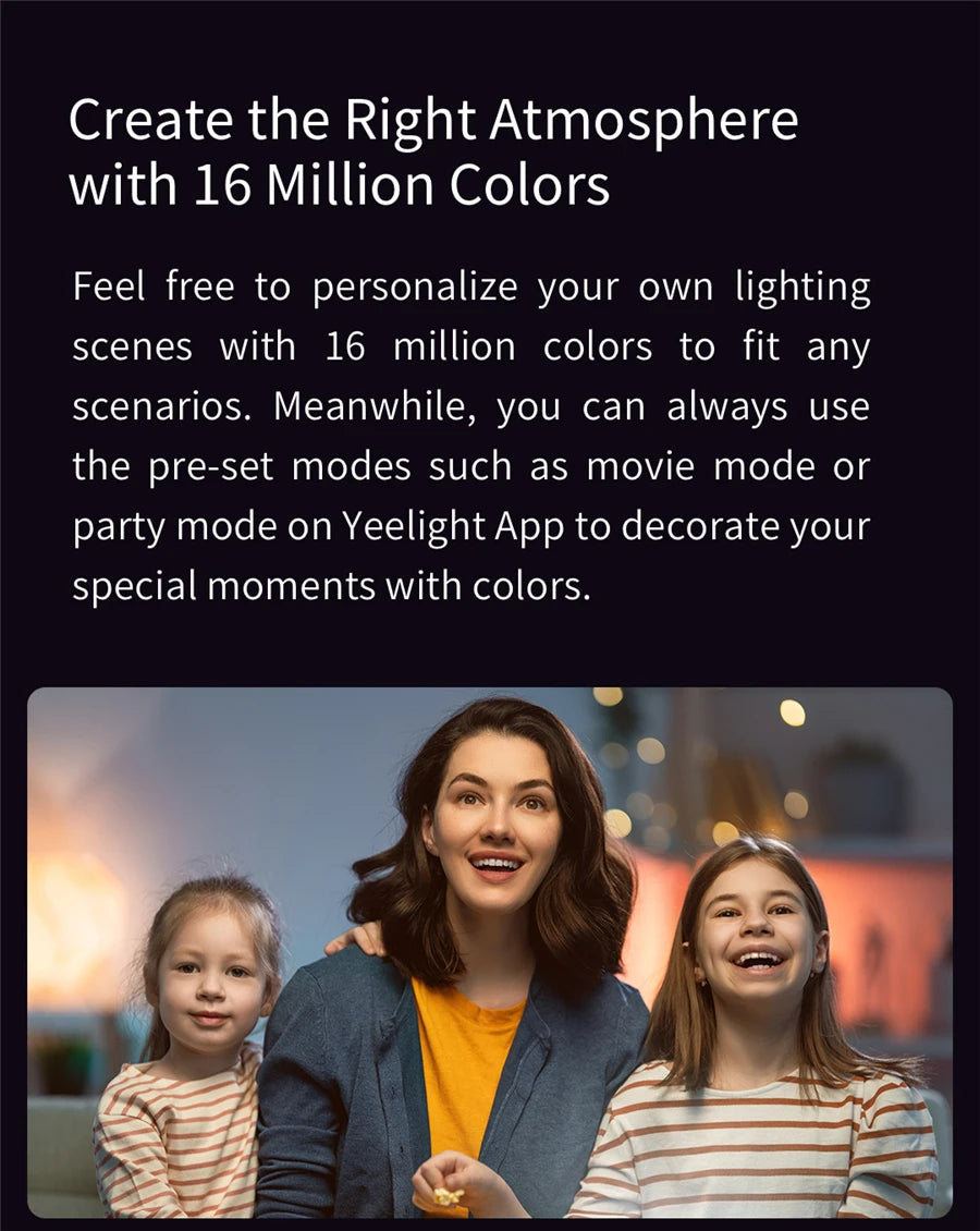 Smart Led Bulb - WiFi Voice Control Dimmable E26/E27 Multicolor Light - ZOOMNSTORE