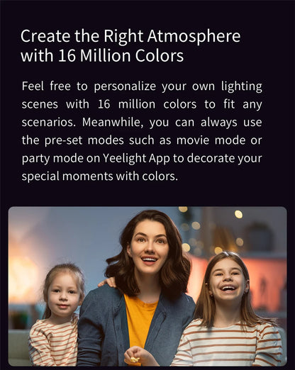 Smart Led Bulb - WiFi Voice Control Dimmable E26/E27 Multicolor Light - ZOOMNSTORE