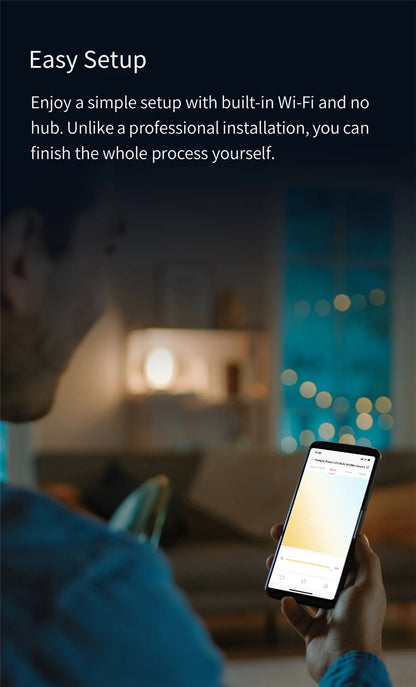 Smart Led Bulb - WiFi Voice Control Dimmable E26/E27 Multicolor Light - ZOOMNSTORE