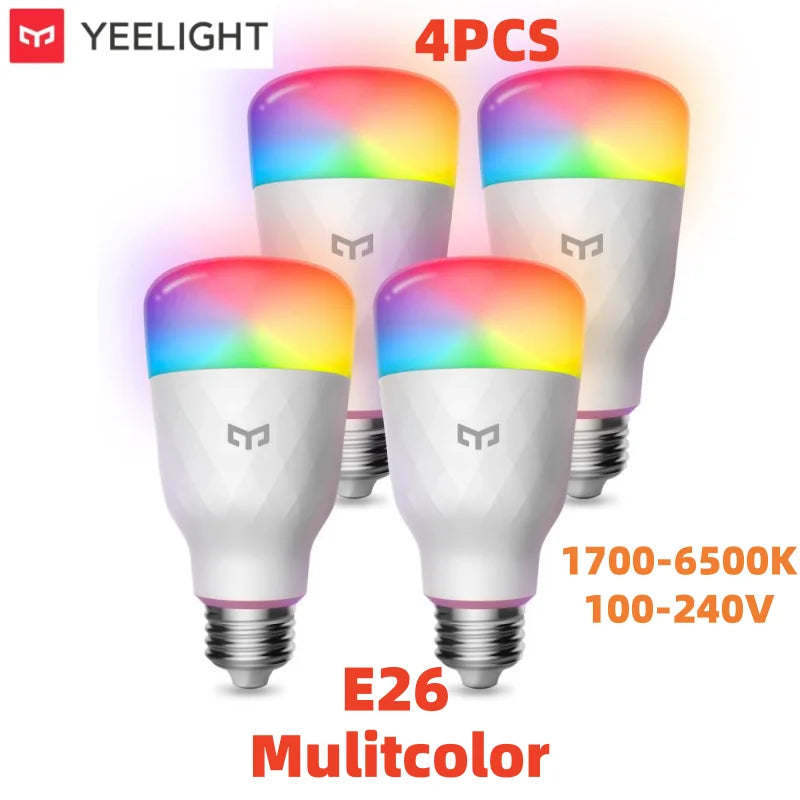 Smart Led Bulb - WiFi Voice Control Dimmable E26/E27 Multicolor Light - ZOOMNSTORE