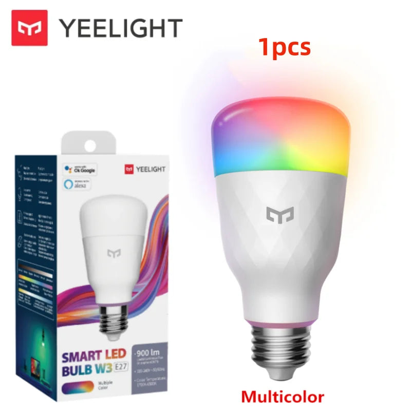 Smart Led Bulb - WiFi Voice Control Dimmable E26/E27 Multicolor Light - ZOOMNSTORE