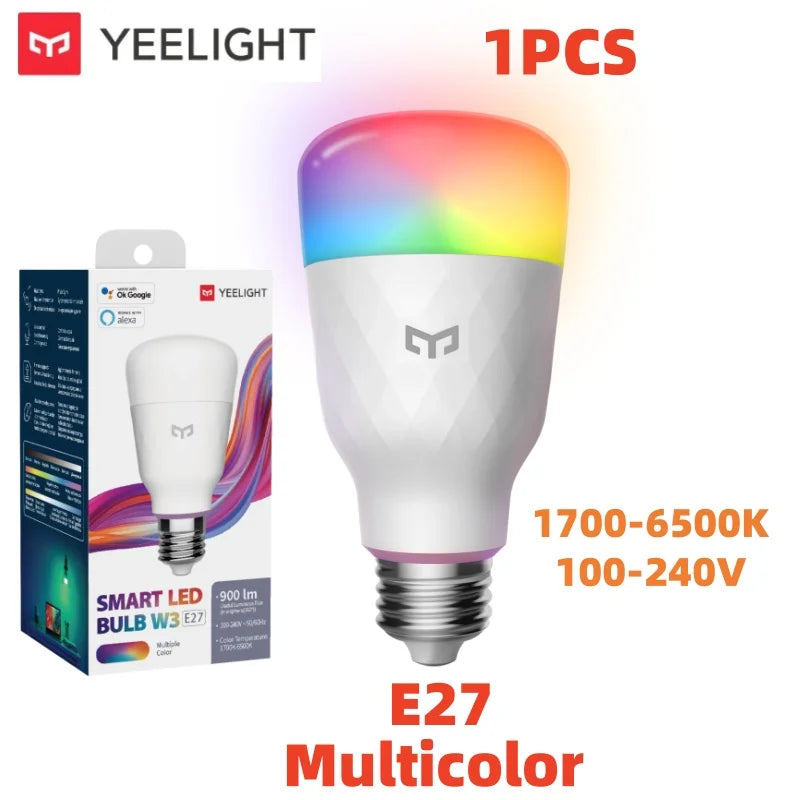 Smart Led Bulb - WiFi Voice Control Dimmable E26/E27 Multicolor Light - ZOOMNSTORE