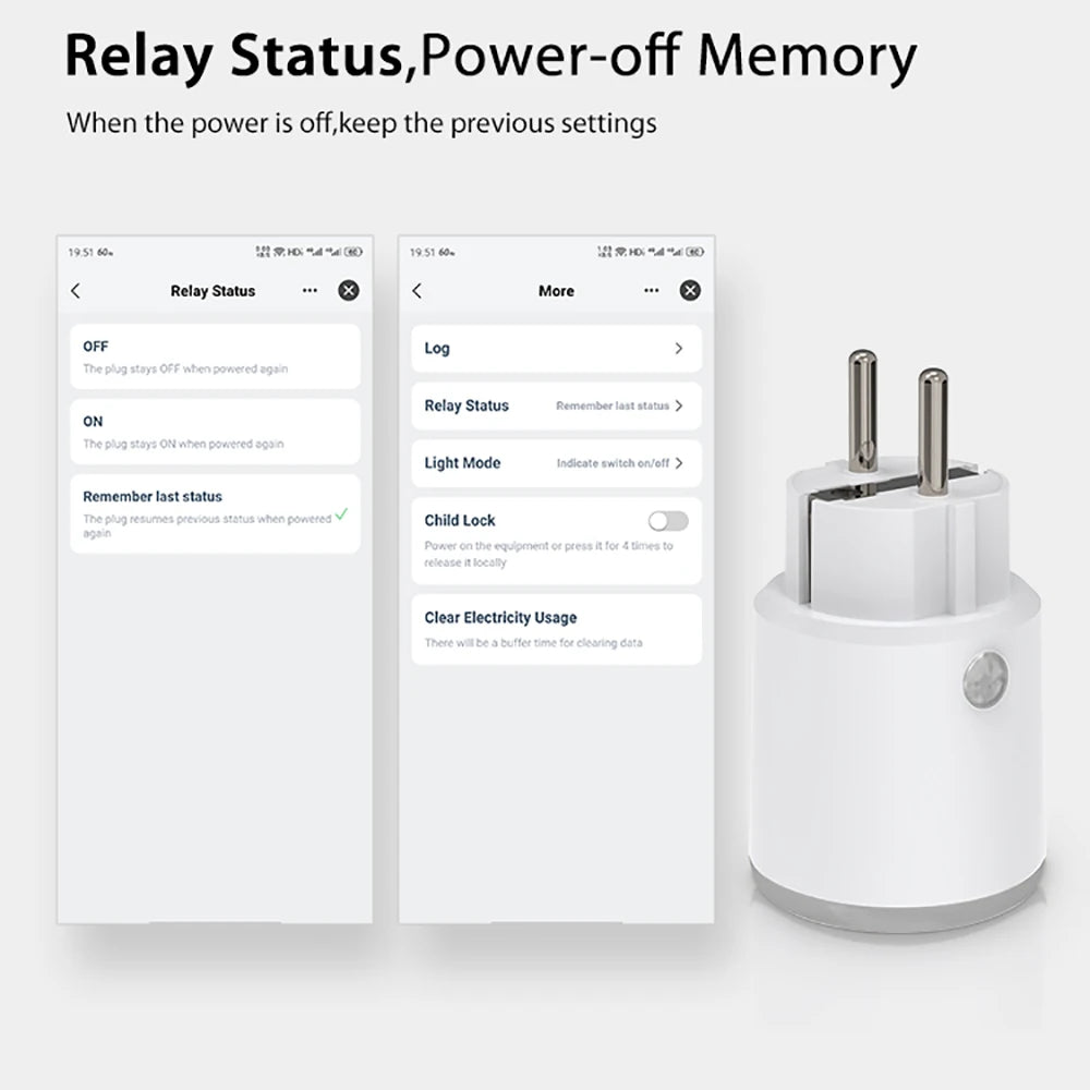 Smart Power Plug - WiFi 16A Power Meter EU Outlet | Remote Control, Alexa & HomeKit - ZOOMNSTORE