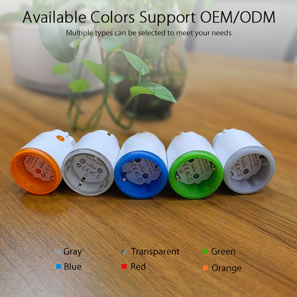 Smart Power Plug - WiFi 16A Power Meter EU Outlet | Remote Control, Alexa & HomeKit - ZOOMNSTORE