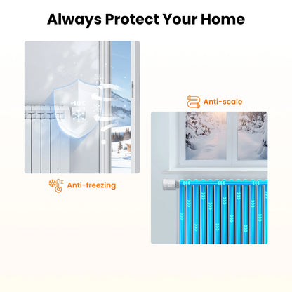Smart Radiator Thermostat - ZigBee Thermostatic Radiator Valve with Alexa & Google Home - ZOOMNSTORE