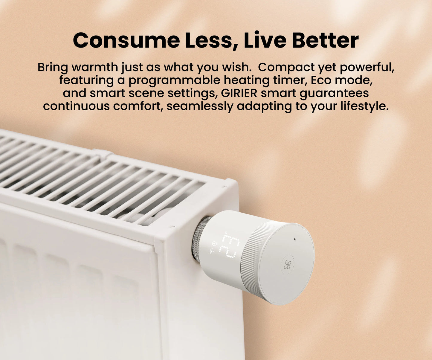 Smart Radiator Thermostat - ZigBee Thermostatic Radiator Valve with Alexa & Google Home - ZOOMNSTORE