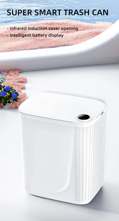 Smart Sensor Trash Can - 20L Automatic Wastebin with Type-C Recharge for Kitchen  Bathroom - ZOOMNSTORE