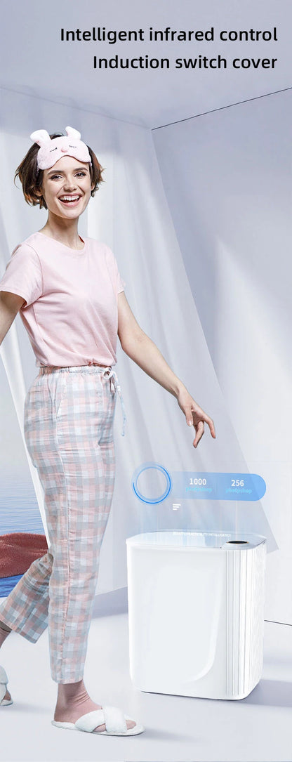 Smart Sensor Trash Can - 20L Automatic Wastebin with Type-C Recharge for Kitchen  Bathroom - ZOOMNSTORE